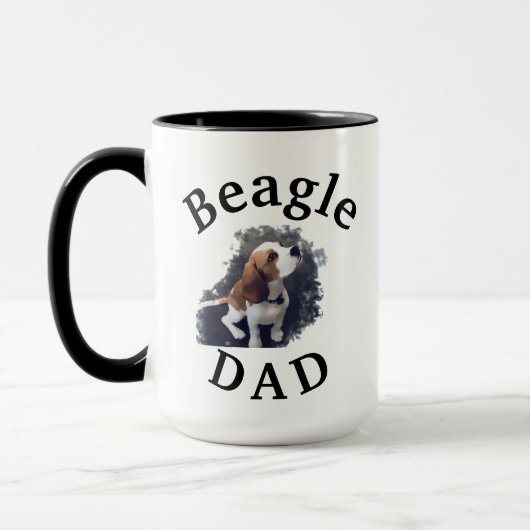 Bester "Beagle VATER" überhaupt! Geschenk für ihn Tasse (Links)