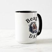 Bester "Beagle VATER" überhaupt! Geschenk für ihn Tasse (VorderseiteRechts)