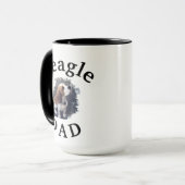 Bester "Beagle VATER" überhaupt! Geschenk für ihn Tasse (Vorderseite Links)