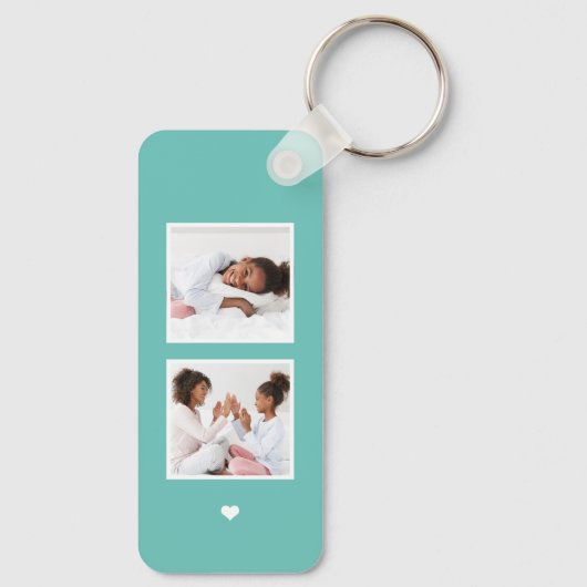 Bester bearbeitbarer, benutzerdefinierter Foto-Sch Schlüsselanhänger (Rückseite)