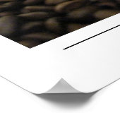 Bester Becher - Kaffee-Kunst versenden Poster (Ecke)