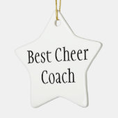 Bester Beifall-Trainer Keramik Ornament (Links)