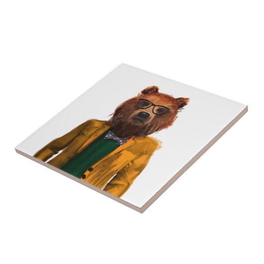 Bester bekleideter Bär Fliese (Seite)