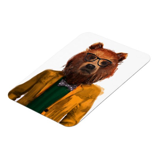 Bester bekleideter Bär Magnet (Linke Seite)