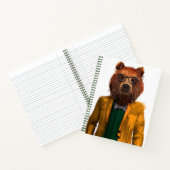 Bester bekleideter Bär Notizblock (Innenseite)
