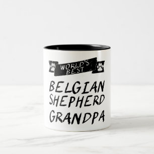 Bester belgischer der Schäfer-Großvater der Welt Zweifarbige Tasse