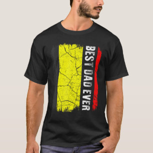 Bester belgischer Vater je Belgien Flaggentag T-Shirt