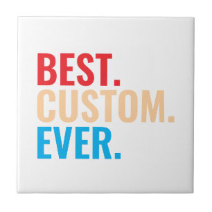 Bester benutzerdefinierter, Vintager Retro-Text Fliese