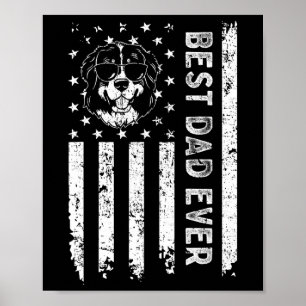 Bester Berner Sennenhund-Vater Aller Zeiten Vatert Poster