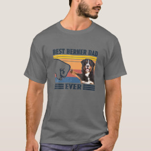 Bester Berner Sennenhund-Vater Aller Zeiten Vintag T-Shirt