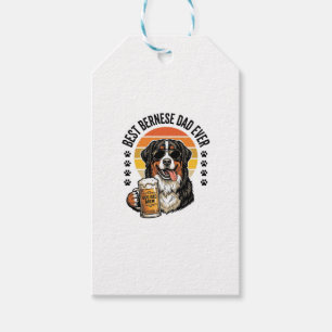 Bester Berner Vater Aller Zeiten Vintage-Hund-Bier Geschenkanhänger