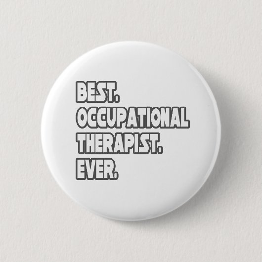 Bester Berufstherapeut je Button (Vorderseite)
