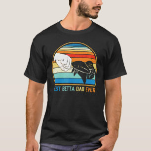 Bester Betta-Vater Aller Zeiten Fischbesitzer Sohn T-Shirt