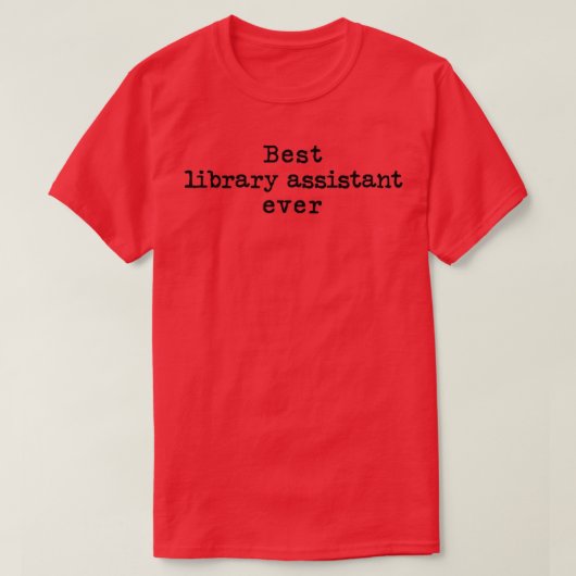 Bester Bibliotheksassistent je Classic TShirt (Design vorne)