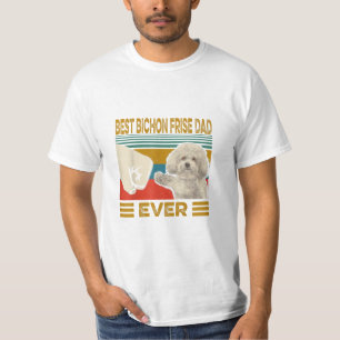 Bester Bichon Frise-Vater je T-Shirt