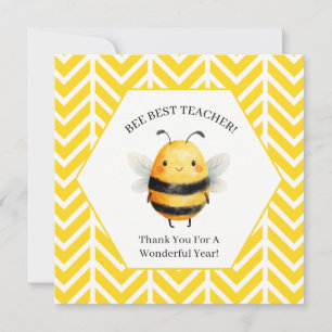 Bester Bienenlehrer Klassenzimmer-Einladung Süße Einladung