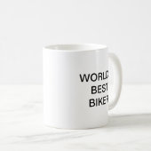 Bester Biker-Kaffeebecher der Welt Kaffeetasse (VorderseiteRechts)