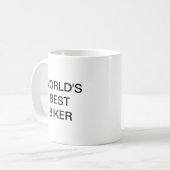 Bester Biker-Kaffeebecher der Welt Kaffeetasse (Vorderseite Links)