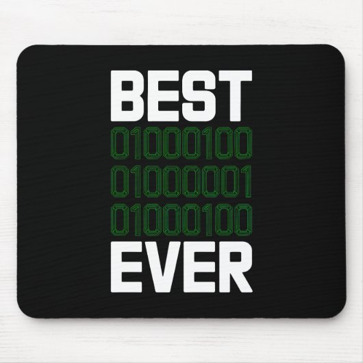 Bester Binär-DAD-aller-Zeiten Programmierer-Schrei Mousepad (Vorne)