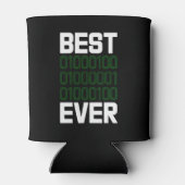 Bester Binär-Vater-Tech-Coder-Trinkbecher Dosenkühler (Rückseite)