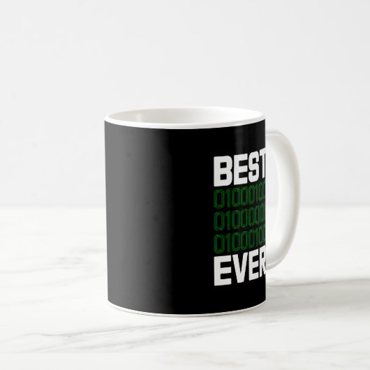 Bester Binary-DAD-Programmierer aller Zeiten Kaffeetasse (VorderseiteRechts)