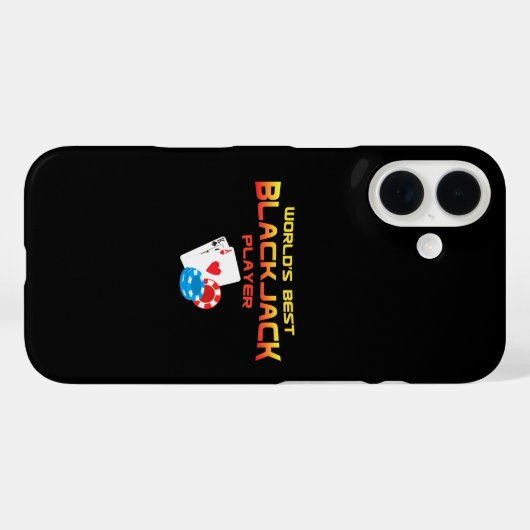 Bester Blackjack-Player Case-Mate iPhone Hülle (Rückseite (Horizontal))