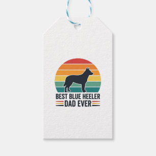 Bester Blue Heeler Vater Aller Zeiten Vintage Hund Geschenkanhänger