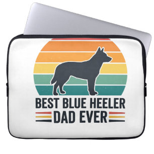 Bester Blue Heeler Vater Aller Zeiten Vintage Hund Laptopschutzhülle