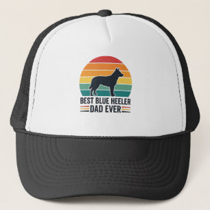 Bester Blue Heeler Vater Aller Zeiten Vintage Hund Truckerkappe