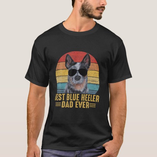 Bester Blue Heeler Vater je lustig für Hunde Karri T-Shirt (Vorderseite)