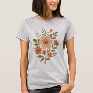 Bester blumenreicher T - Shirt