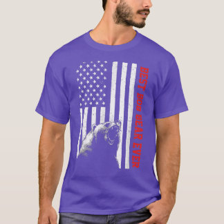 Bester Bob Bär je USA Amerikanischer Flaggentag T-Shirt