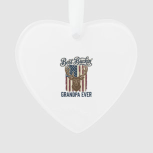 Bester Bock-Opa Aller Zeiten Hirschjagd-Shirt-Desi Ornament