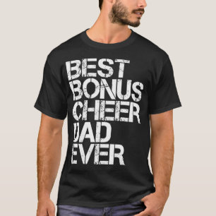 Bester Bonus Cheer Vater je Cheerleader Stepdad Vi T-Shirt