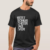 Bester Bonus Cheer Vater je Cheerleader Stepdad Vi T-Shirt (Vorderseite)