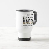 Bester Bonus Daddy je Leopard-Typografie Reisebecher (VorderseiteRechts)