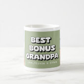 Bester Bonus Großkinder 2 Foto Grün Kaffeetasse (Mittel)