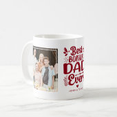 Bester Bonus-Papa Aller Zeiten 2 Foto-Andenken Kaffeetasse (Vorderseite Links)