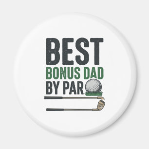 Bester Bonus-Papa von Par Golf-Shirt Design_1 Magnet