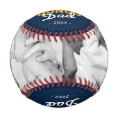 Bester Bonus-Vater-Andenken-Baseball Baseball (Vorderseite)