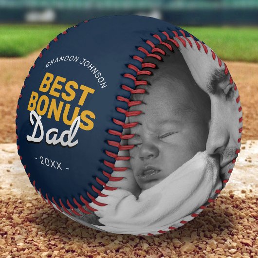 Bester Bonus-Vater-Andenken-Baseball Baseball