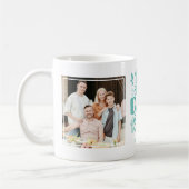 Bester Bonus-Vater je 2 Foto Keepake Kaffeetasse (Links)