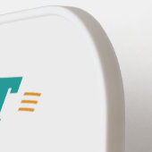 Bester Bonus Vater je Custom Vaters Day Pickleball Schläger (Linke Seite)