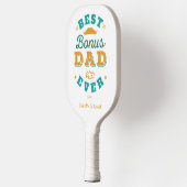 Bester Bonus Vater je Custom Vaters Day Pickleball Schläger (Links)