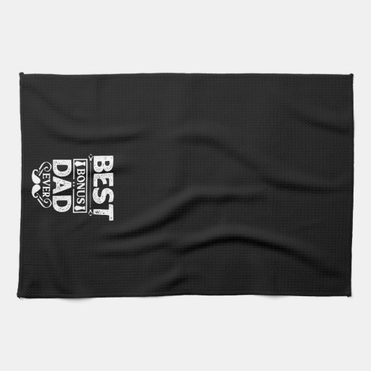 Bester Bonus-Vater je Geschirrtuch (Horizontal)