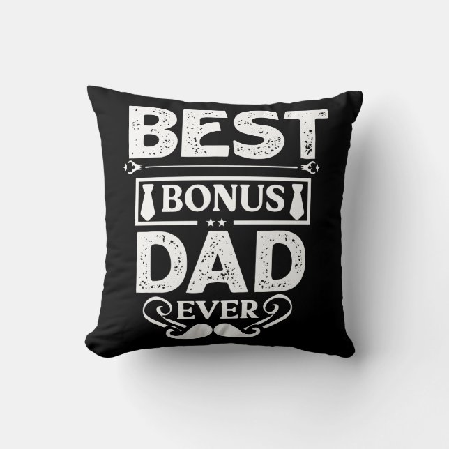 Bester Bonus-Vater je Kissen (Vorderseite)