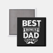 Bester Bonus-Vater je Magnet (Vorderseite/Rückseite)