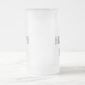 Bester Bonus-Vater je Mattglas Bierglas (Mittel)