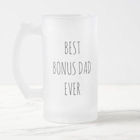 Bester Bonus-Vater je Mattglas Bierglas (Links)