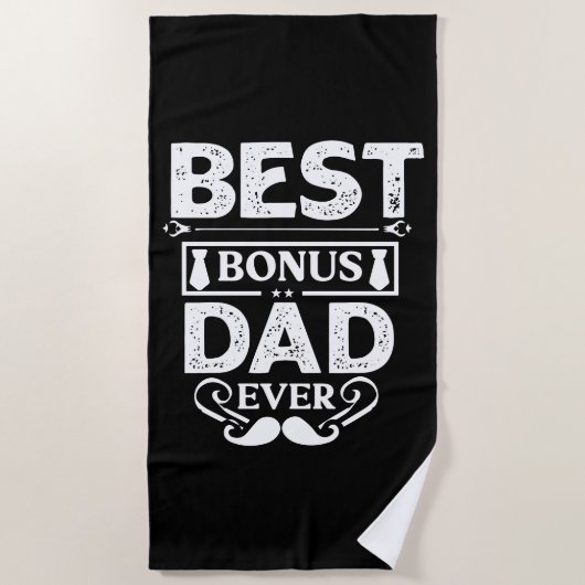 Bester Bonus-Vater je Strandtuch (Vorderseite)